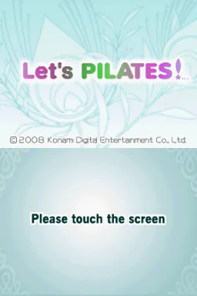 Let's Pilates! (USA) (En,Fr,De,Es,It) screen shot title